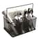 Mind Reader Black Mesh Storage Basket Organizer